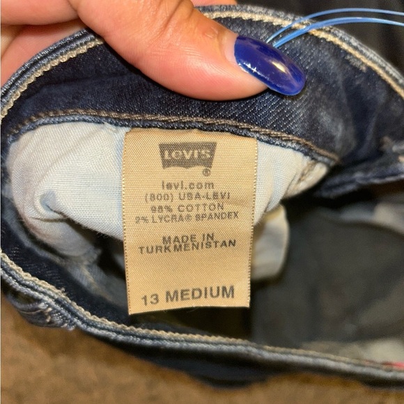 Levi’s Classic Blue Denim Jeans size 13 medium - Picture 4 of 5